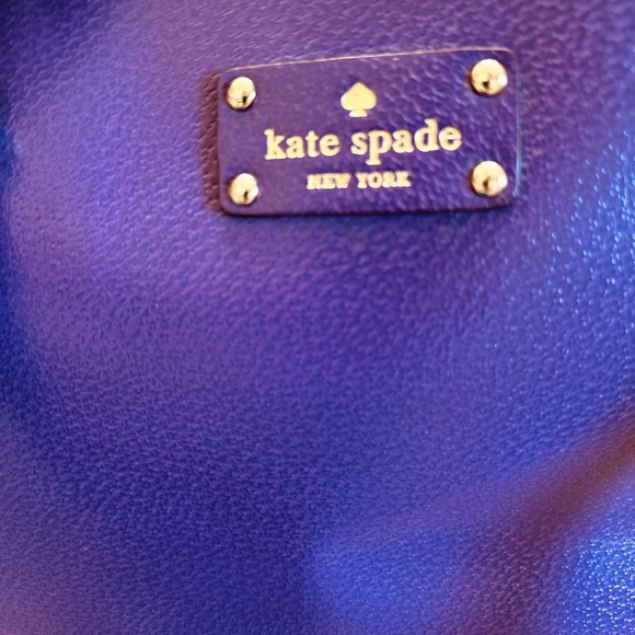 Kate Spade Rich Purple Statement Satchel - Picture 7 of 9